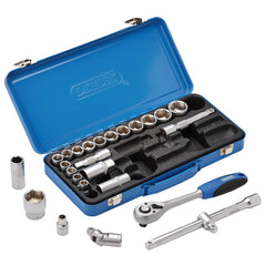 Draper Metric Socket Set, 1/2" Sq. Dr. (26 Piece) 16368