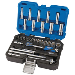 Draper Expert Metric Socket Set, 1/4" Sq. Dr. (30 Piece) 16444