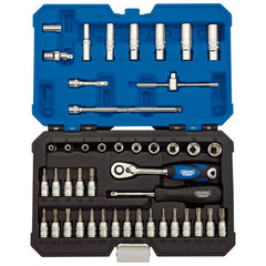 Draper Expert Metric Socket Set, 1/4" Sq. Dr. (44 Piece) 16446