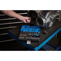 Draper Expert Metric Socket Set, 1/4" Sq. Dr. (44 Piece) 16446