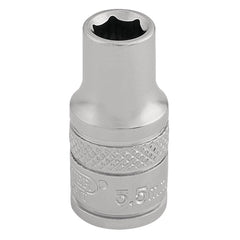 Draper Expert Socket, 1/4" Sq. Dr., 5.5mm 16509