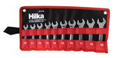 Hilka 10 pce Combi Stubby Spanner Set in Pouch Metric 16511002