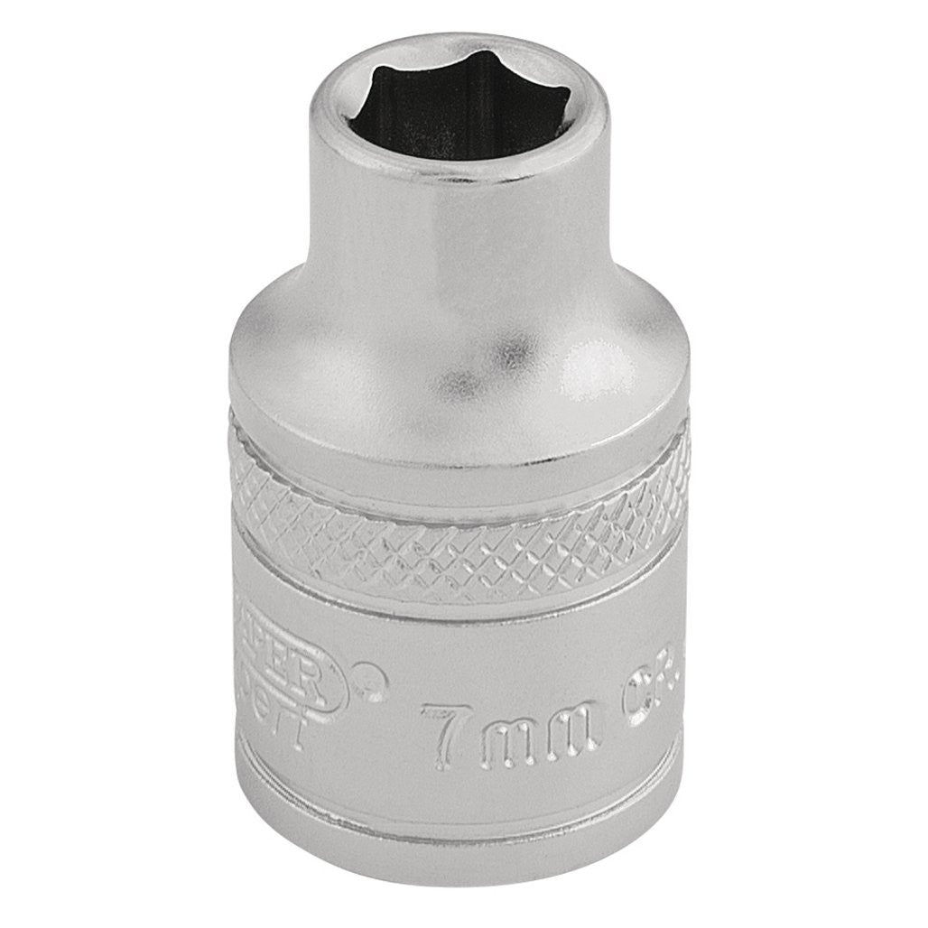 Draper Expert 6 Point Metric Socket, 3/8" Sq. Dr., 7mm 16532