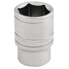 Draper Expert 6 Point Metric Socket, 3/8" Sq. Dr., 14mm 16540