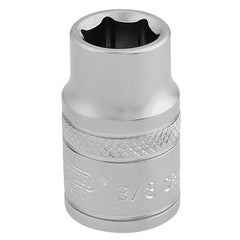 Draper Expert 6 Point Imperial Socket, 3/8" Sq. Dr., 3/8" 16550