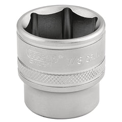 Draper Expert 6 Point Imperial Socket, 3/8" Sq. Dr., 7/8" 16576