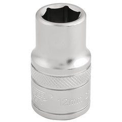 Draper Expert 6 Point Metric Socket, 1/2" Sq. Dr., 12mm 16601