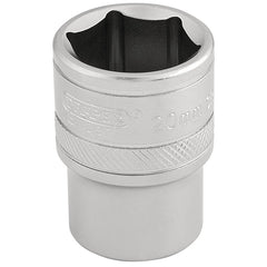 Draper Expert 6 Point Metric Socket, 1/2" Sq. Dr., 20mm 16610