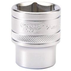 Draper Expert 6 Point Metric Socket, 1/2" Sq. Dr., 25mm 16616