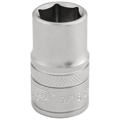 Draper Expert 6 Point Imperial Socket, 1/2" Sq. Dr., 9/16" 16627