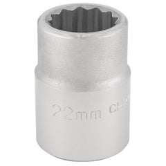 Draper Expert 12 Point Socket, 3/4" Sq. Dr., 22mm 16691