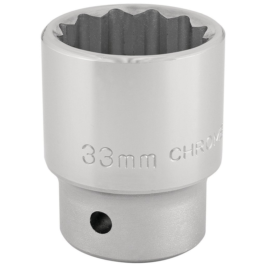 Draper Expert 12 Point Socket, 3/4" Sq. Dr., 33mm 16700