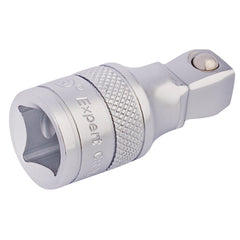 Draper Expert Satin Chrome Wobble Extension Bar, 1/2" Sq. Dr., 50mm 16759