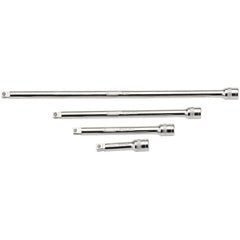 Draper Expert Wobble Extension Bar Set, 1/4" Sq. Dr., Micro Satin Chrome (4 Piece) 16766