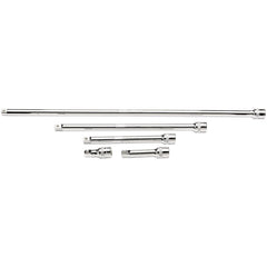 Draper Expert Extension Bar Set, 3/8" Sq. Dr., Polished Chrome (5 Piece) 16767