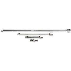 Draper Expert Extension Bar Set, 1/2" Sq. Dr., Polished Chrome (4 Piece) 16769