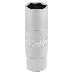 Draper Expert 10mm Thread 6 Point Satin Chrome Spark Plug Socket, 3/8" Sq. Dr., 16mm 16775