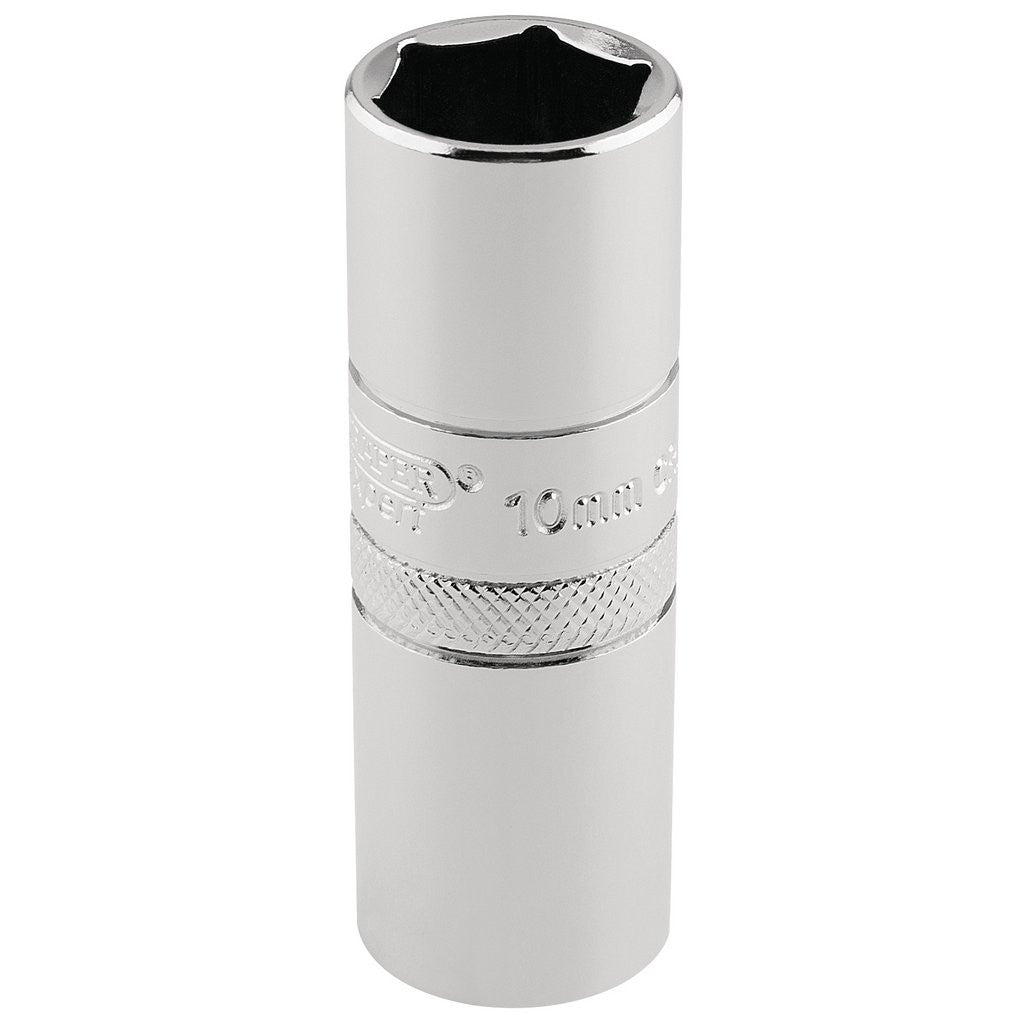 Draper Expert 10mm Thread 6 Point Spark Plug Socket, 1/2" Sq. Dr., 16mm 16778