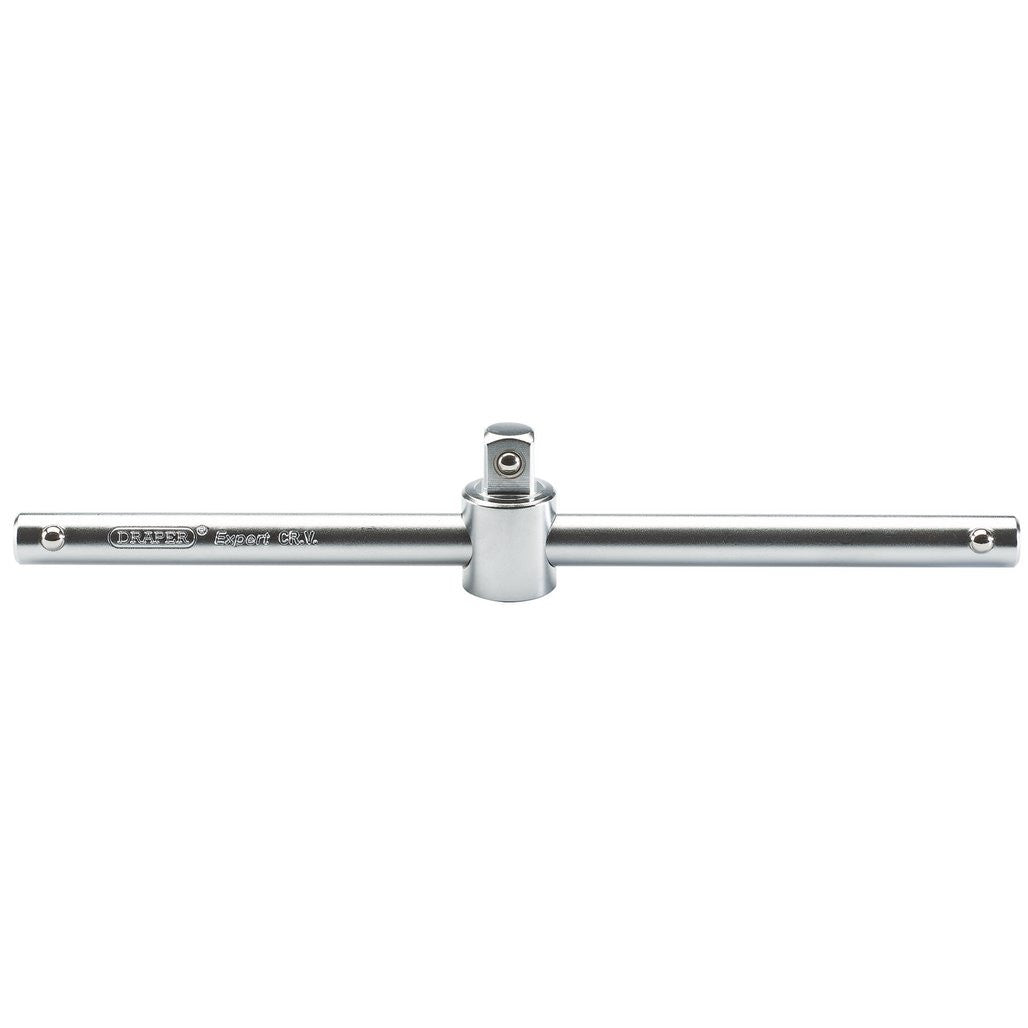 Draper Expert Satin Chrome Sliding T Bar, 1/2" Sq. Dr. 16790