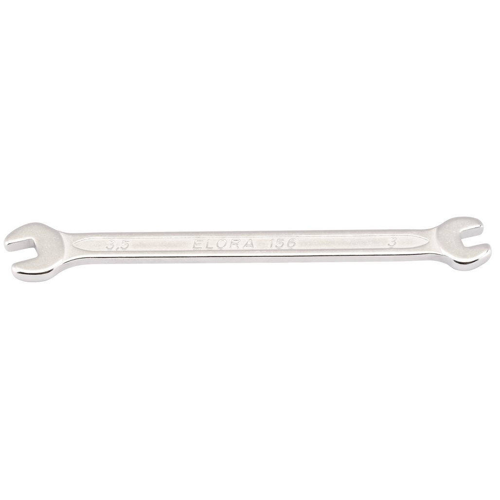 Draper Elora Midget Double Open Ended Spanner, 3 x 3.5mm 17024