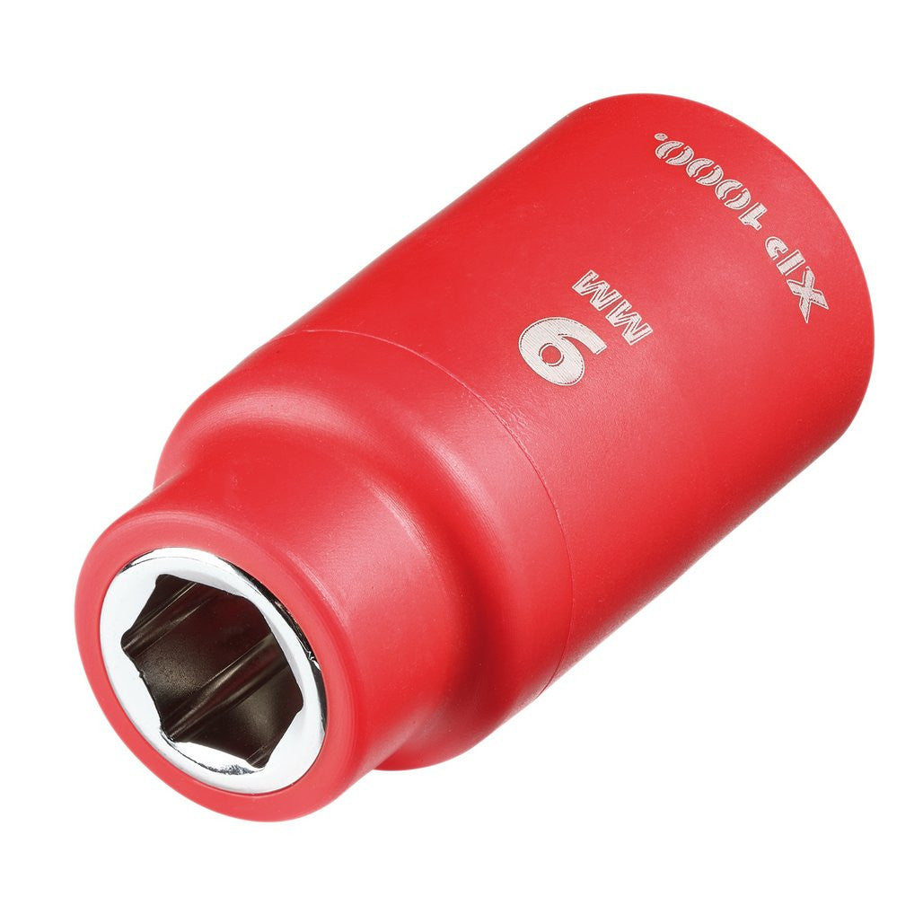 Draper XP1000® VDE Socket, 3/8" Sq. Dr., 9mm 17605