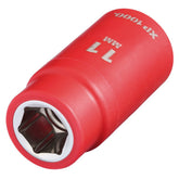 Draper XP1000® VDE Socket, 3/8" Sq. Dr., 11mm 17621