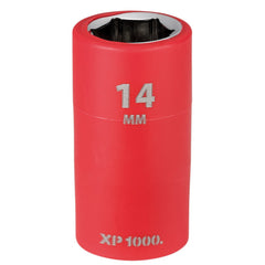 Draper XP1000® VDE Socket, 3/8" Sq. Dr., 14mm 17641