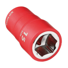 Draper XP1000® VDE Socket, 3/8" Sq. Dr., 15mm 17643