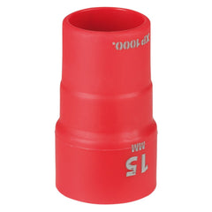 Draper XP1000® VDE Socket, 3/8" Sq. Dr., 15mm 17643