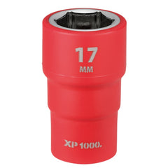 Draper XP1000® VDE Socket, 3/8" Sq. Dr., 17mm 17650
