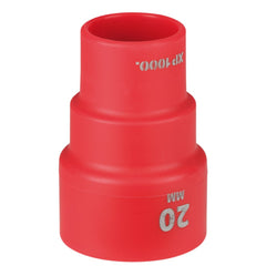 Draper XP1000® VDE Socket, 3/8" Sq. Dr., 20mm 17662