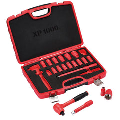 Draper XP1000® VDE Metric Socket Set, 1/2" Sq. Dr. (19 Piece) 17671