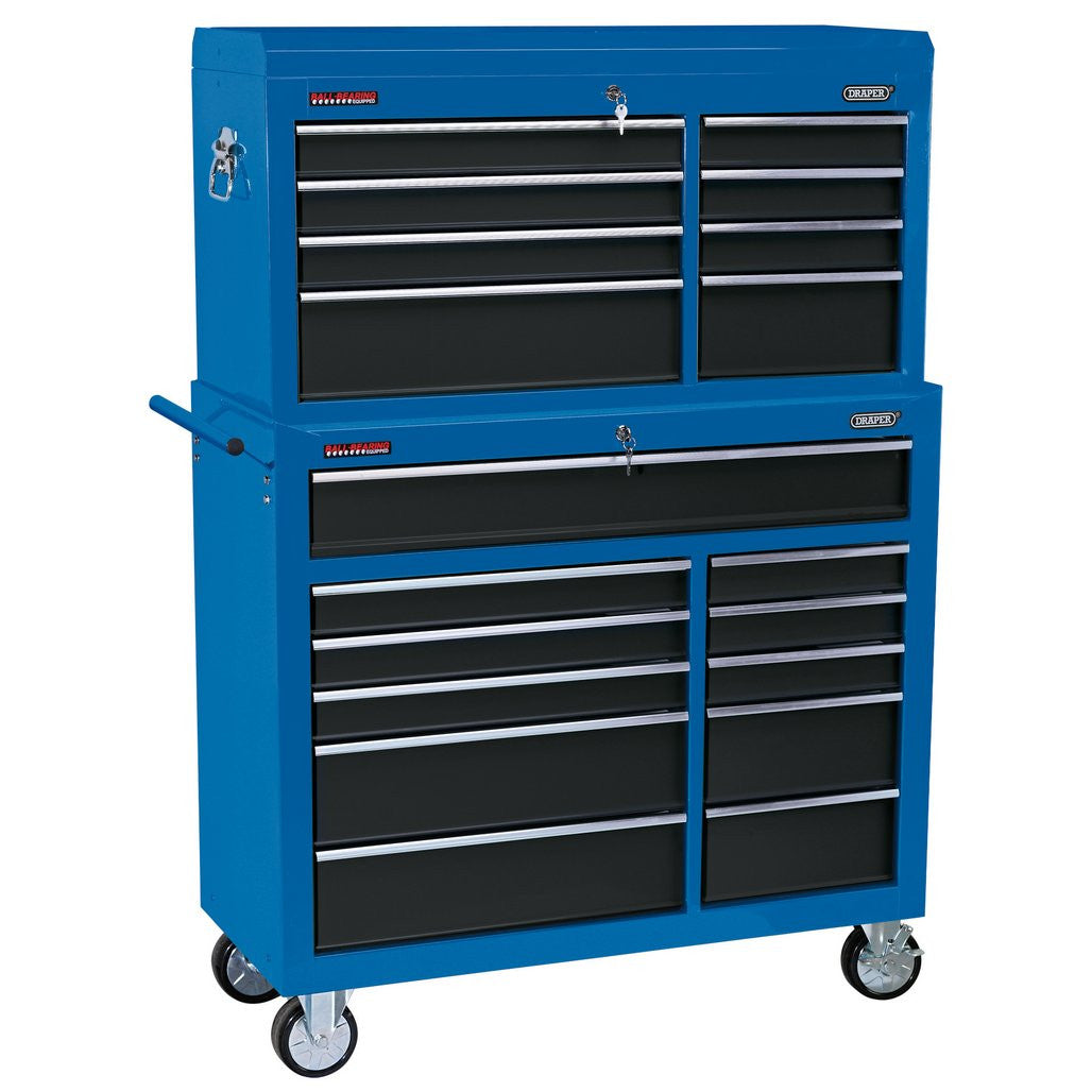 Draper Combined Roller Cabinet and Tool Chest, 19 Drawer, 40"