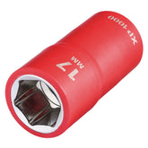 Draper XP1000® VDE Socket, 1/2" Sq. Dr., 17mm 17841