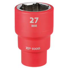 Draper XP1000® VDE Socket, 1/2" Sq. Dr., 27mm 18043