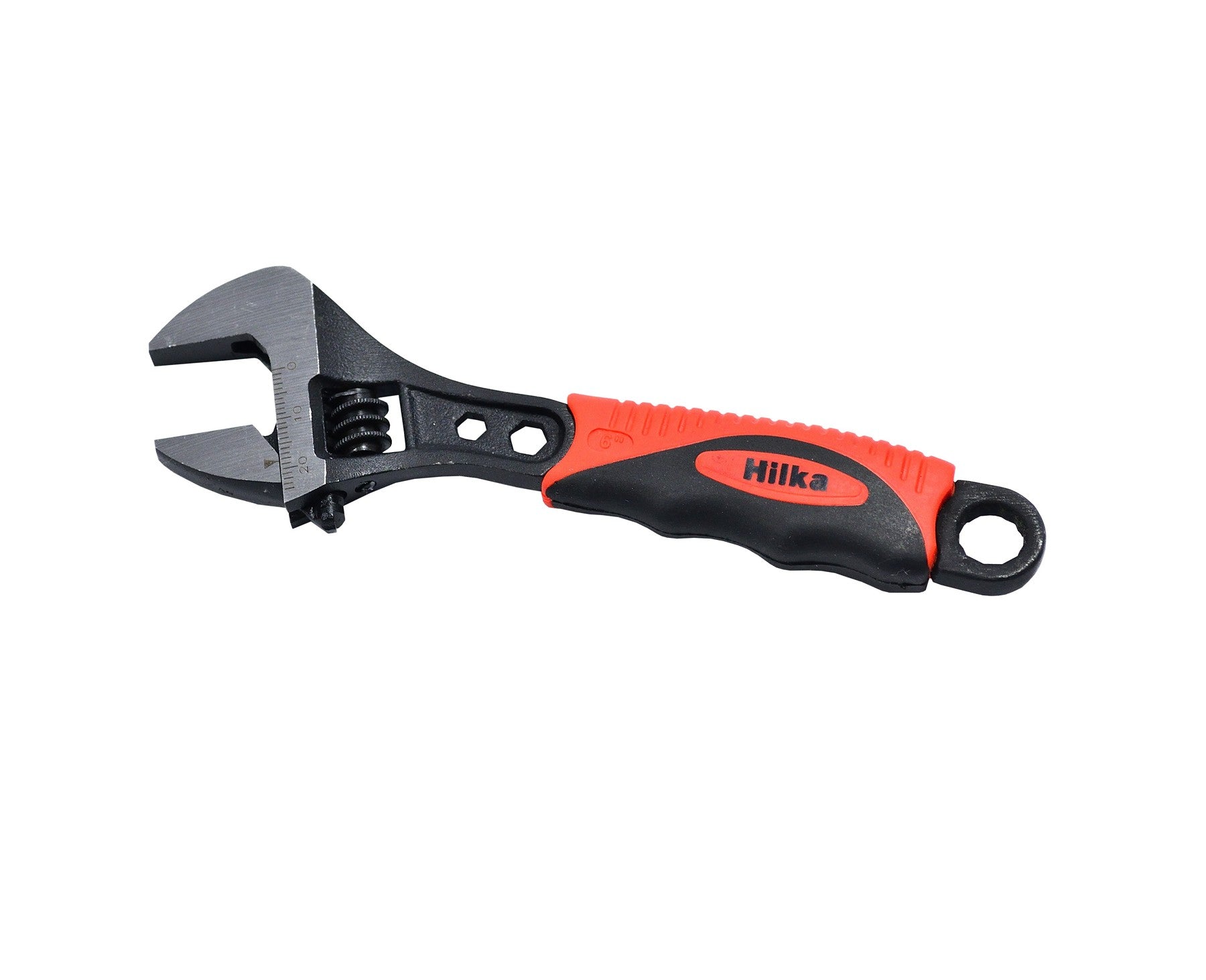 Hilka 6" (150mm) Wide Jaw (20mm) Soft Grip Adjustable Wrench 18152506