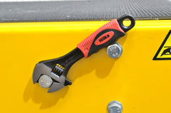 Hilka 6" (150mm) Soft Grip Wide Jaw (20mm) Adjustable Wrench 18152514
