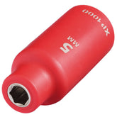 Draper XP1000® VDE Socket, 1/4" Sq. Dr., 5mm 18653