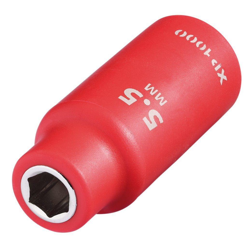 Draper XP1000® VDE Socket, 1/4" Sq. Dr., 5.5mm 18661