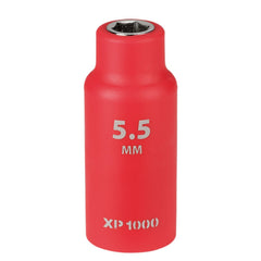 Draper XP1000® VDE Socket, 1/4" Sq. Dr., 5.5mm 18661