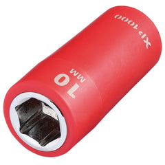 Draper XP1000® VDE Socket, 1/4" Sq. Dr., 10mm 18786