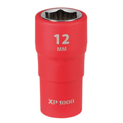 Draper XP1000® VDE Socket, 1/4" Sq. Dr., 12mm 18801