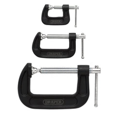 Draper Heavy Duty G-Clamp Set (3 Piece) 18989