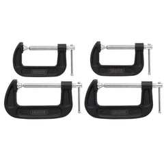 Draper Heavy Duty G-Clamp Set (4 Piece) 18992