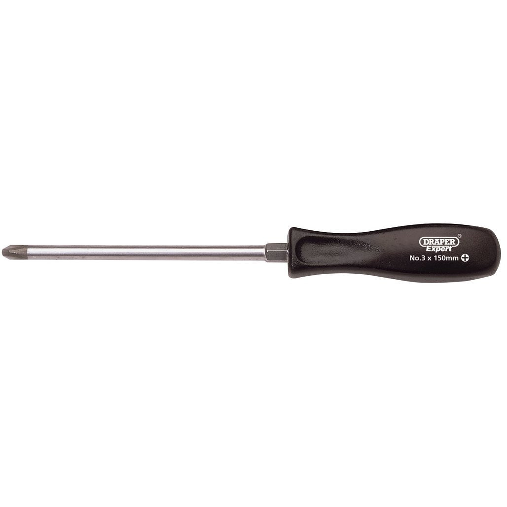 Draper Expert Cross Slot Mechanics Screwdriver, No.3 x 150mm 19534