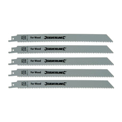 Silverline Recip Saw Blades for Wood 5pk 196500