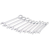 Draper Metric Midget Combination Spanner Set (10 Piece) 19756