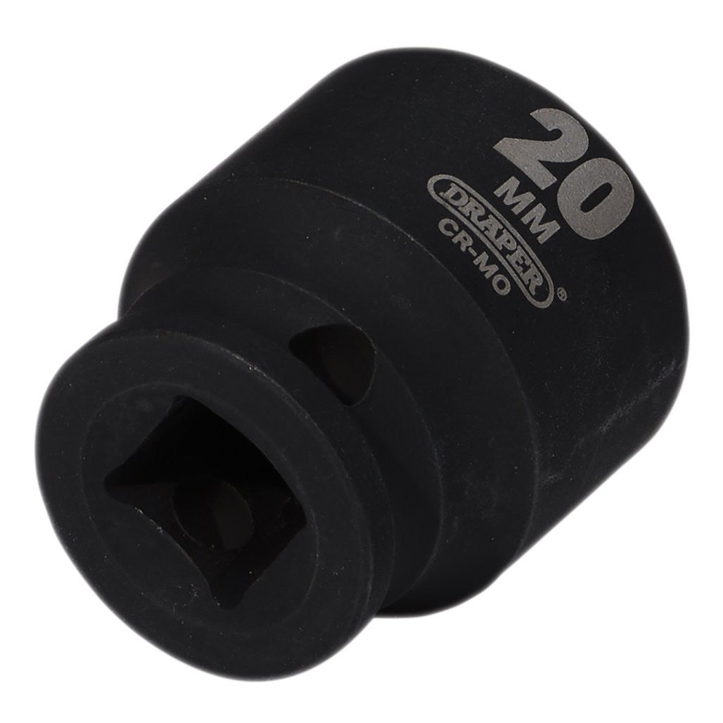 Draper Hi-TORQ® Impact Socket, 3/8" Sq. Dr., 20mm 20168