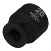 Draper Hi-TORQ® Impact Socket, 3/8" Sq. Dr., 20mm 20168