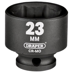 Draper Hi-TORQ® Impact Socket, 3/8" Sq. Dr., 23mm 20172